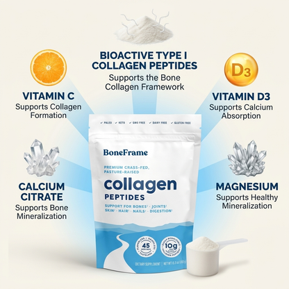 BoneFrame™ Type I Collagen Peptides for Bone Loss
