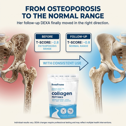 BoneFrame™ Type I Collagen Peptides for Bone Loss