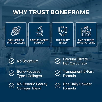 BoneFrame™ Type I Collagen Peptides for Bone Loss