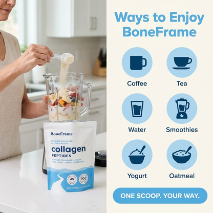 BoneFrame™ Type I Collagen Peptides for Bone Loss