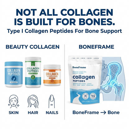 BoneFrame™ Type I Collagen Peptides for Bone Loss