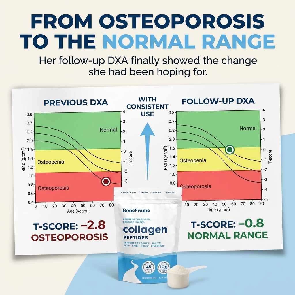 BoneFrame™ Type I Collagen Peptides for Bone Loss